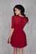 Red guipure dress with sleeve, Red, XS, Mini