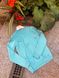 Голубой шерстяной свитер с косами, Голубой, S