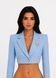 Blue linen jacket, Blue, XS