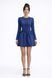 Blue knitted cardigan, XS