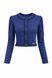 Blue knitted cardigan, XS
