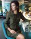 Crocodile tweed jacket, Green, XS