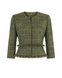 Crocodile tweed jacket, Green, XS