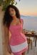 Pink cotton jacquard dress with Swarovski beads, Pink, XS, Mini