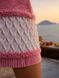 Pink cotton jacquard dress with Swarovski beads, Pink, XS, Mini