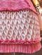 Pink cotton jacquard dress with Swarovski beads, Pink, XS, Mini