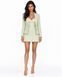 Pistachio Tweed Mini Dress with Cups with jacket, Pistachio, XS