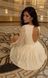 Ivory open back lace dress, Ivory, XS, Mini